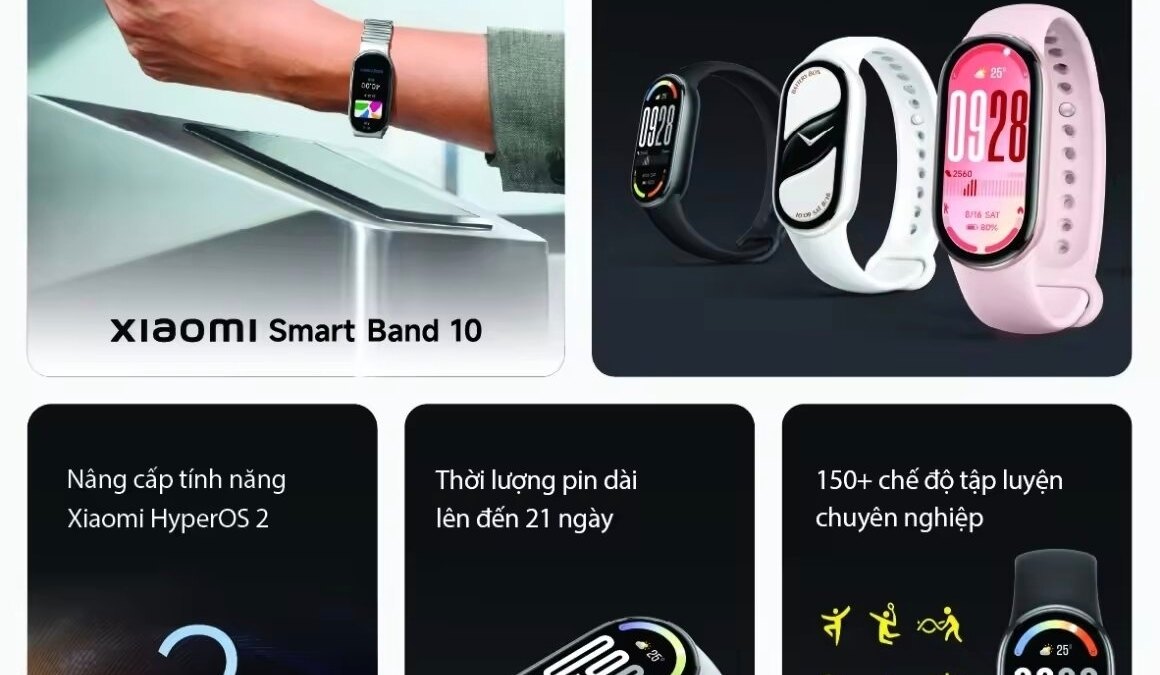 xiaomi smart band 10 vietnam retail listing