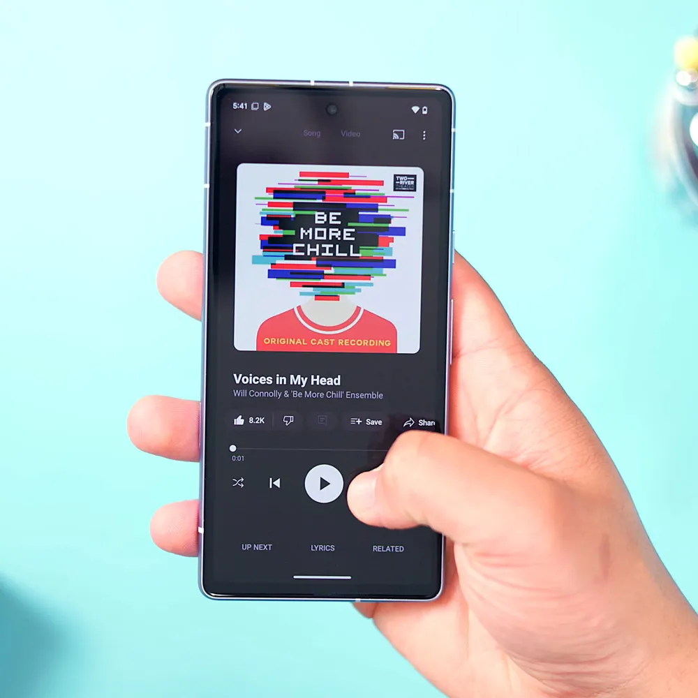 YouTube Music продолжает обновлять интерфейс экрана воспроизведения 5 youtube music on 7a.jpg