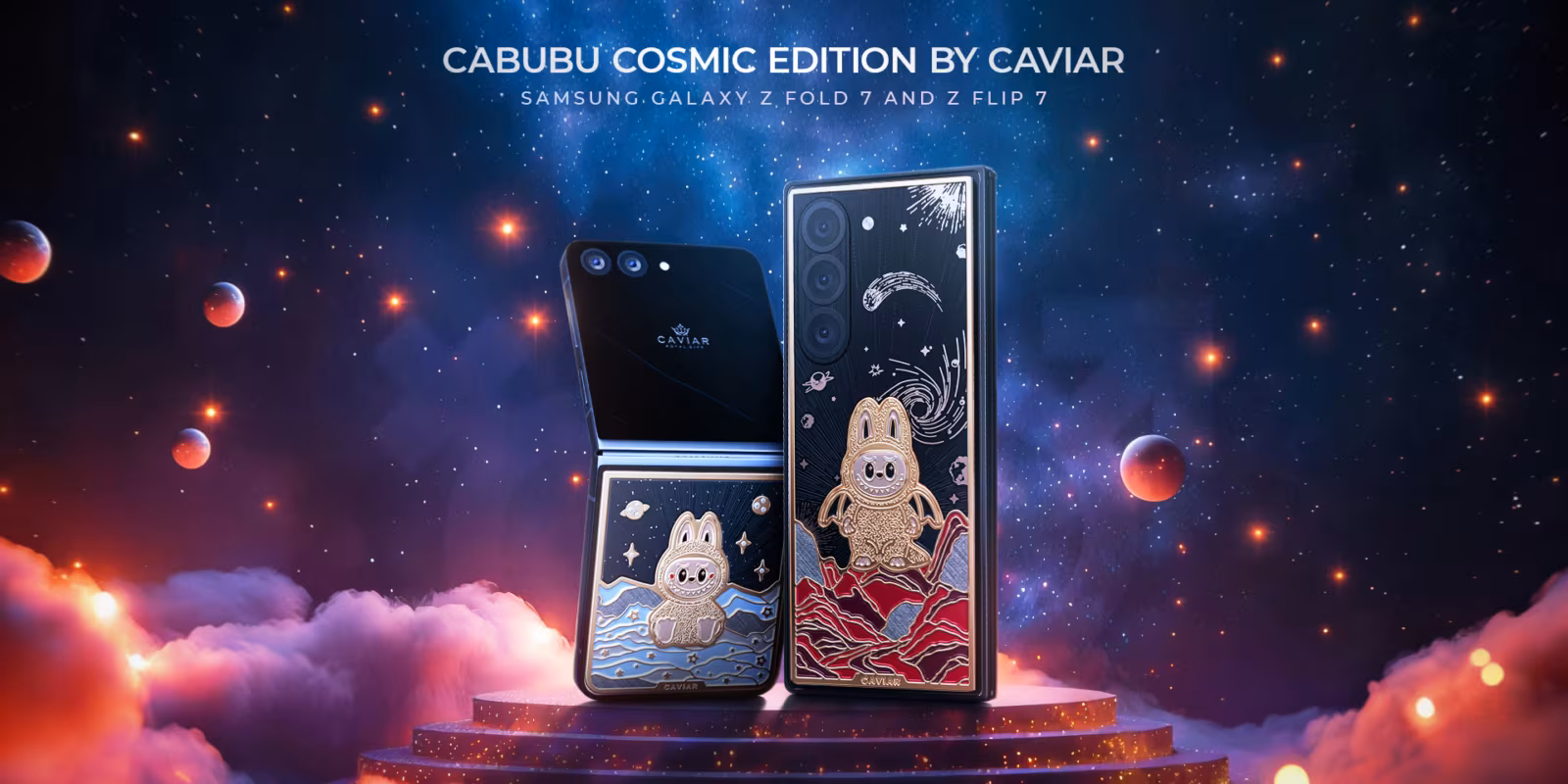 Вышла лимитированная серия Galaxy Z Fold7 и Z Flip7 от Caviar с Labubu 6 flip fold labubu 2