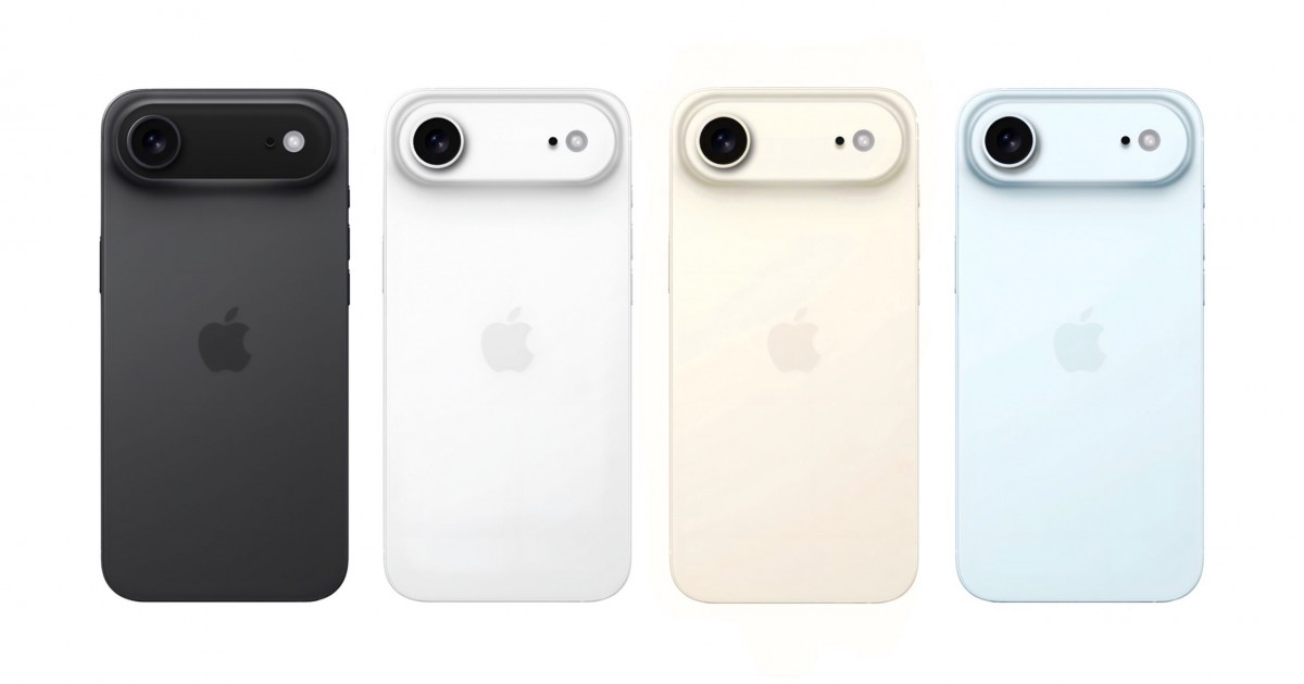 iPhone 17 Air: стали известны цвета модели 1 Смартфоны с интерфейсом Disney+ Verts и кнопками навигации