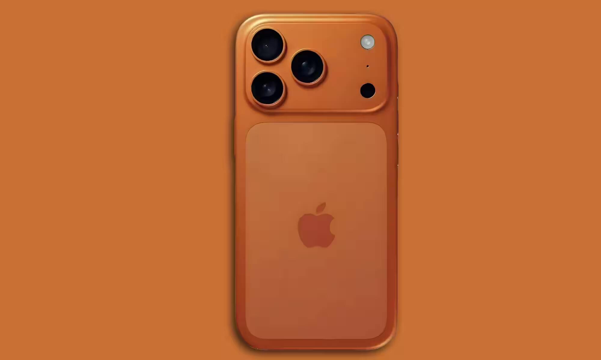 iPhone 17 Pro может получить масштабное обновление камеры 1 Задняя часть iPhone 17 Pro с тремя камерами и логотипом Apple