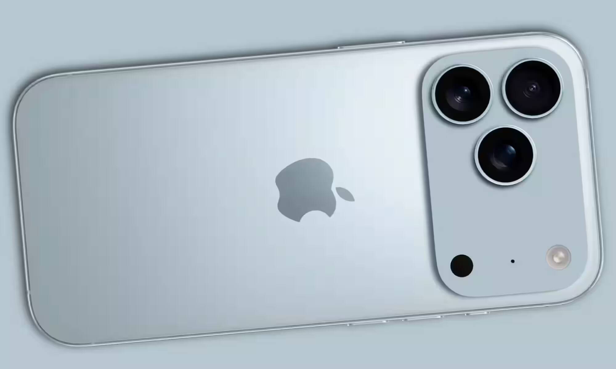 iPhone 17 Pro может получить масштабное обновление камеры 2 Камера iPhone 17 Pro с тремя объективами и вспышкой
