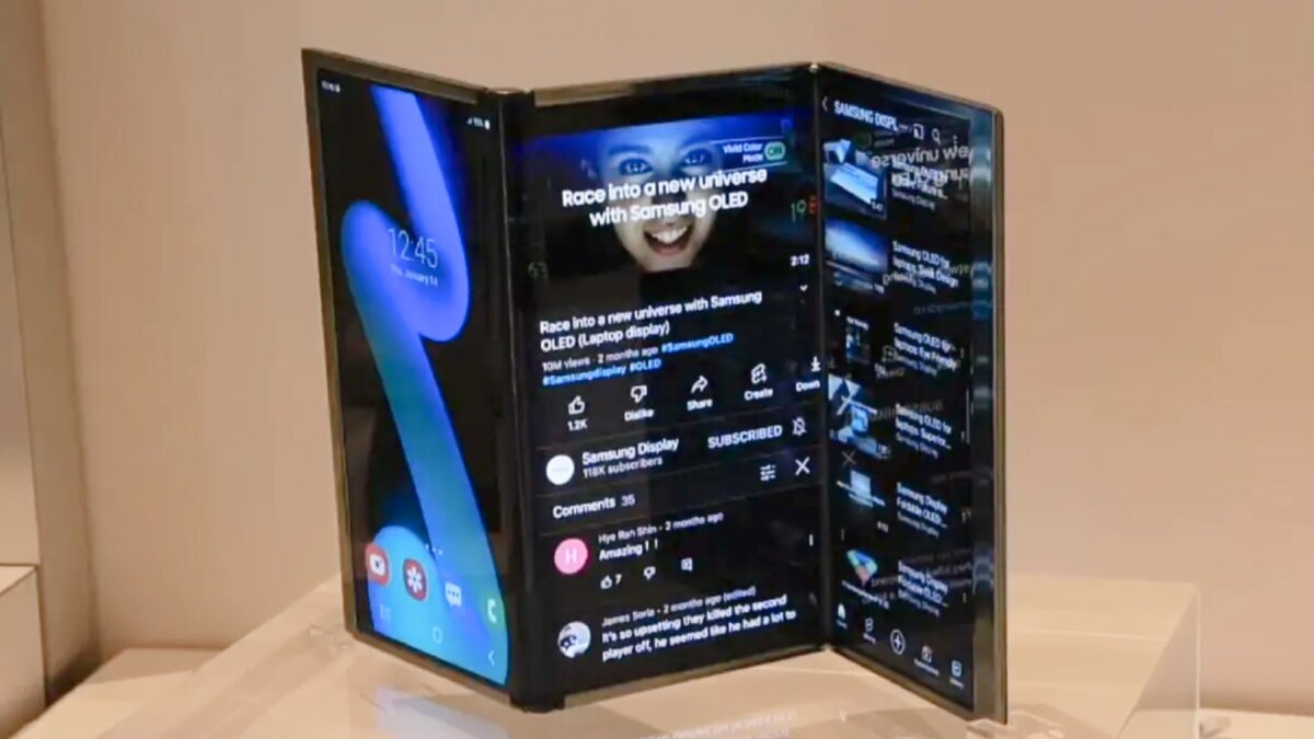 Samsung подтвердил выход складного смартфона с тройным сгибом до конца года 1 Samsung Galaxy Z TriFold