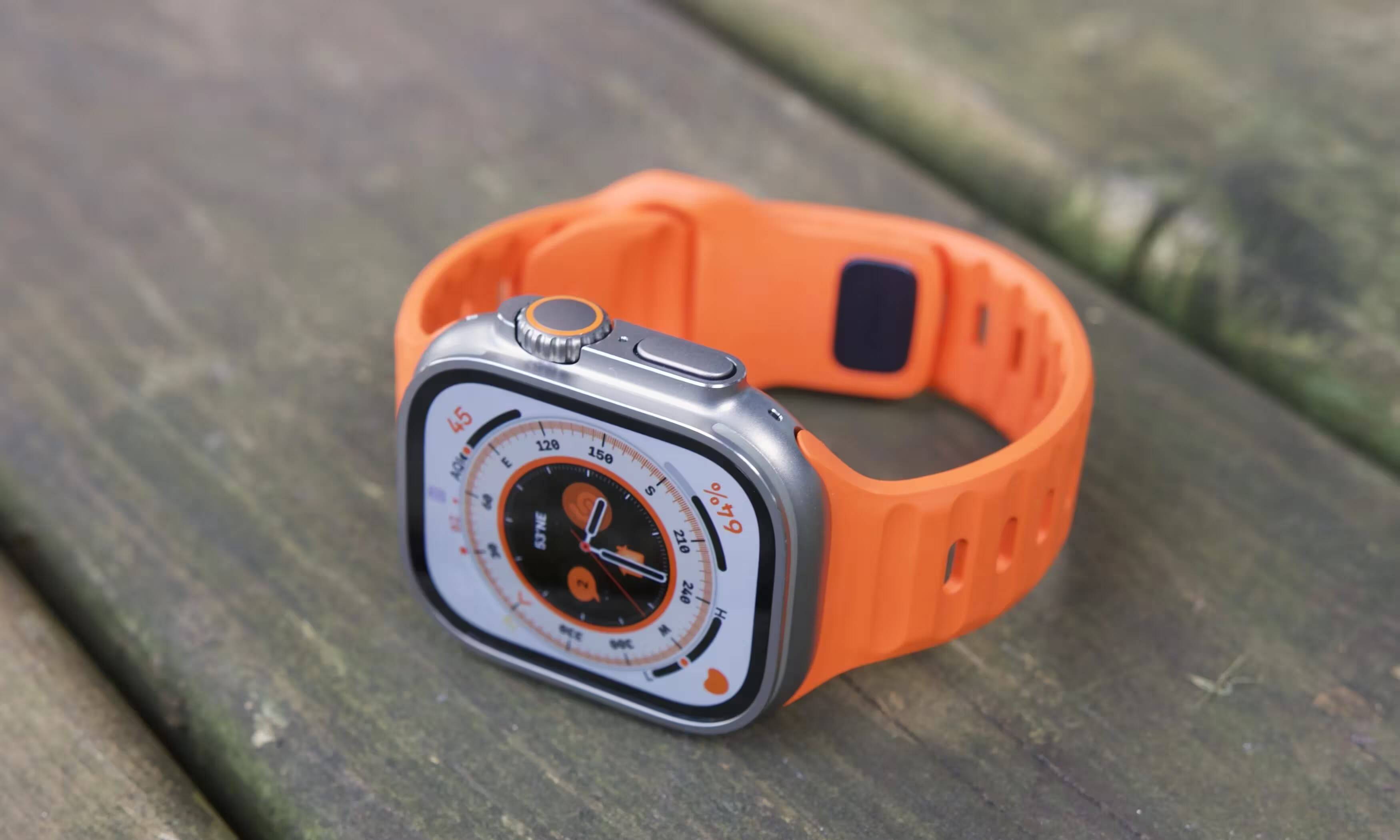 Apple Watch Ultra 3 получат большой дисплей 2 Apple Watch Ultra 3 с большим дисплеем и оранжевым ремешком