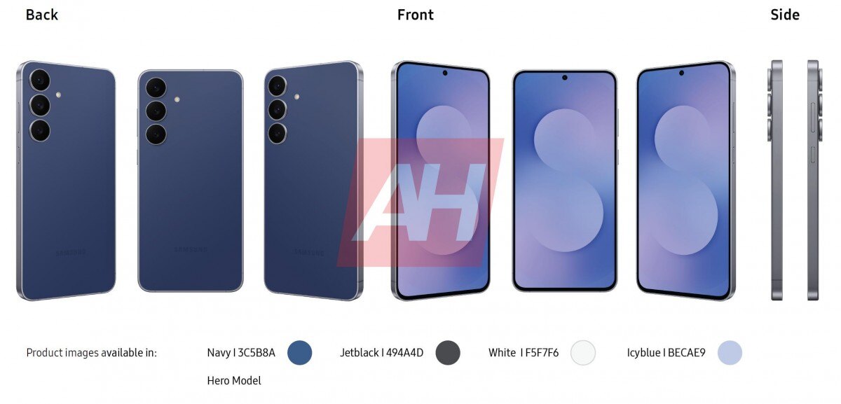 Samsung Galaxy S25 FE: утечка цветовых вариантов 5 gsmarena 002 9