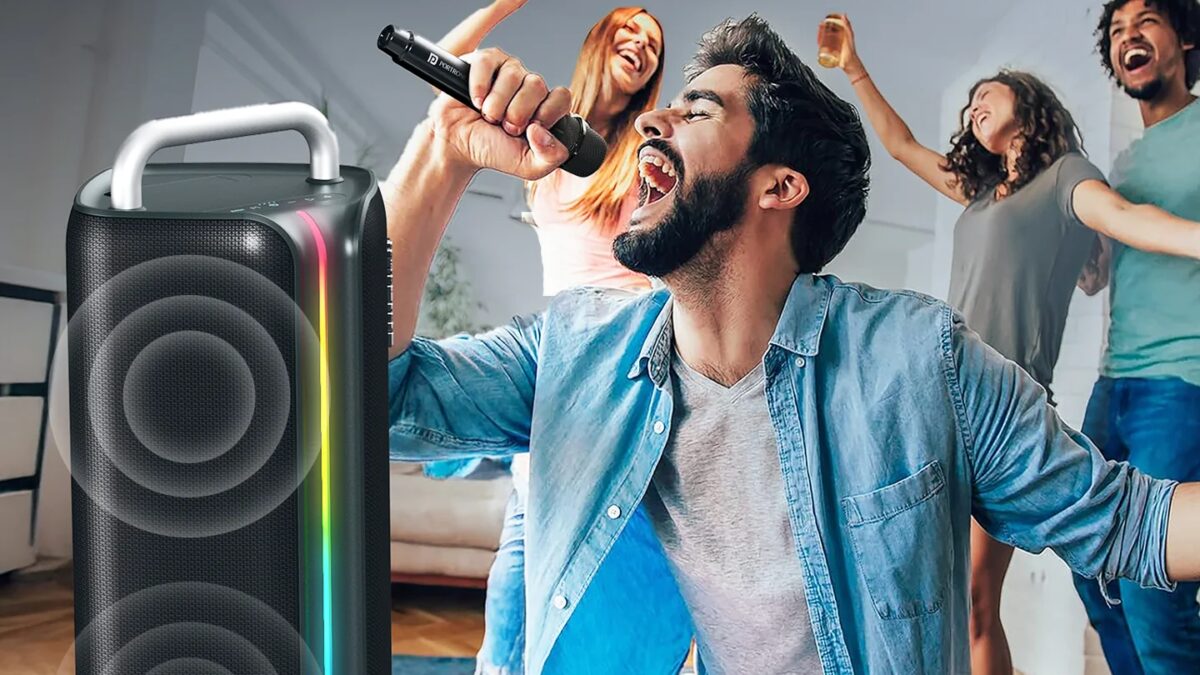 Portronics представила колонку Nebula X с караоке и RGB-подсветкой 4 portronics nebula x 150w party speaker 1