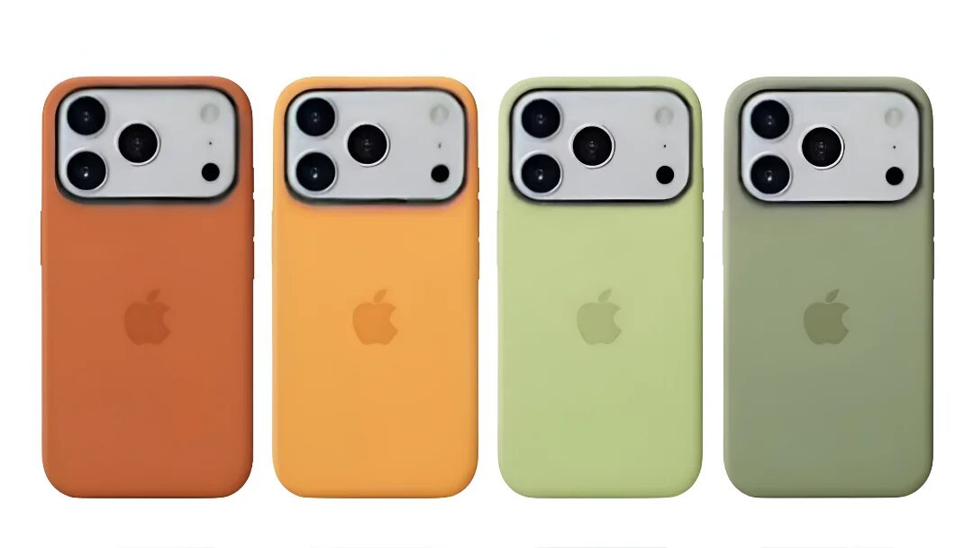 the colorful array of iphone 17s new liquid glass inspired cases has leaked with images