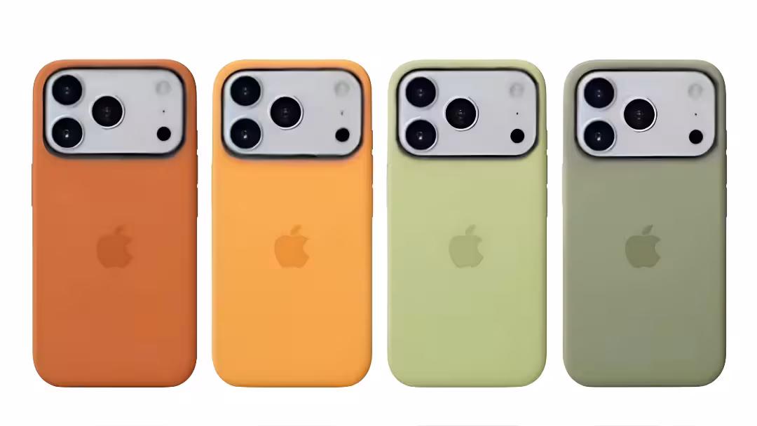 the colorful array of iphone 17s new liquid glass inspired cases has leaked with images