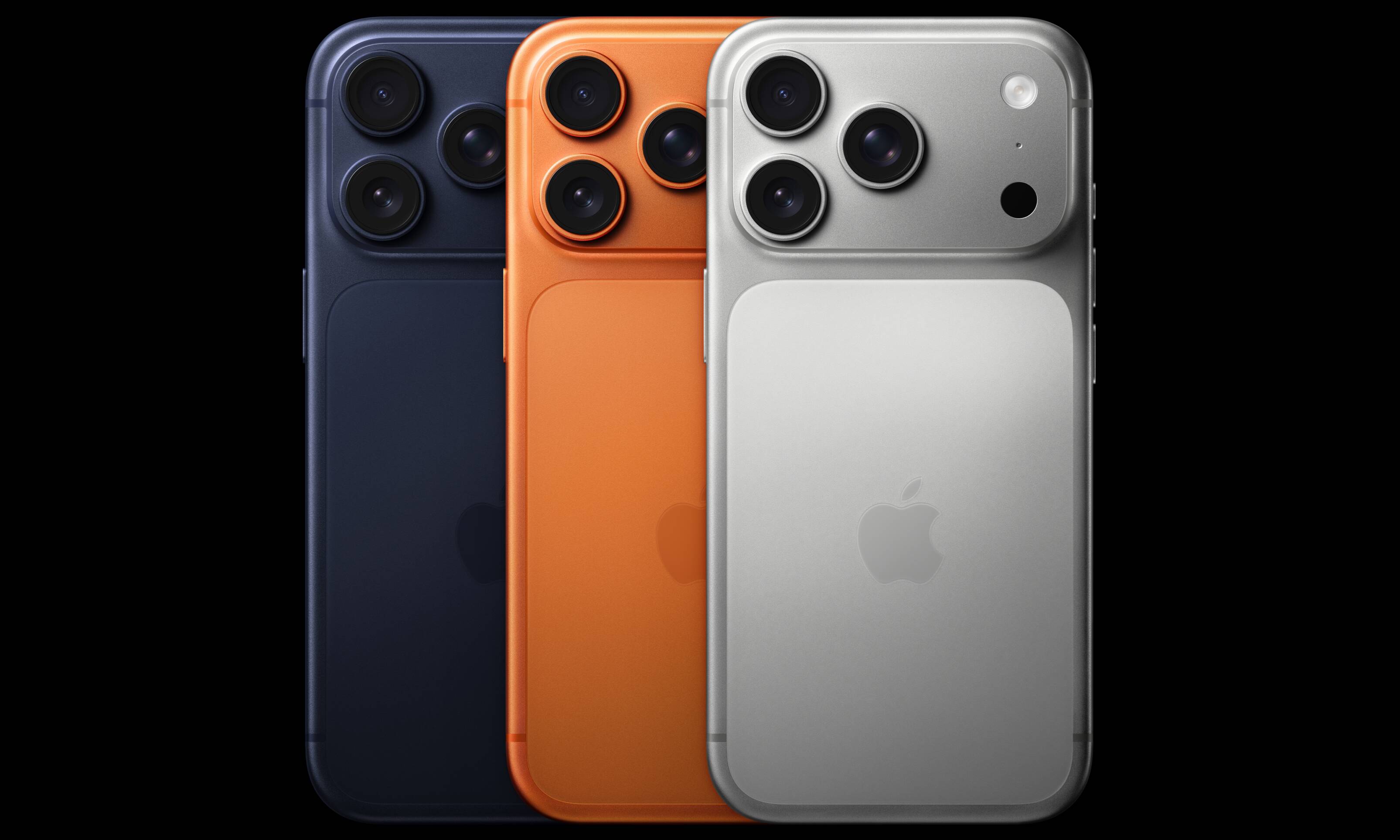 7 фишек iPhone 17 Pro, из-за которых его стоит купить 5 Три модели iPhone 17 Pro в разных цветах