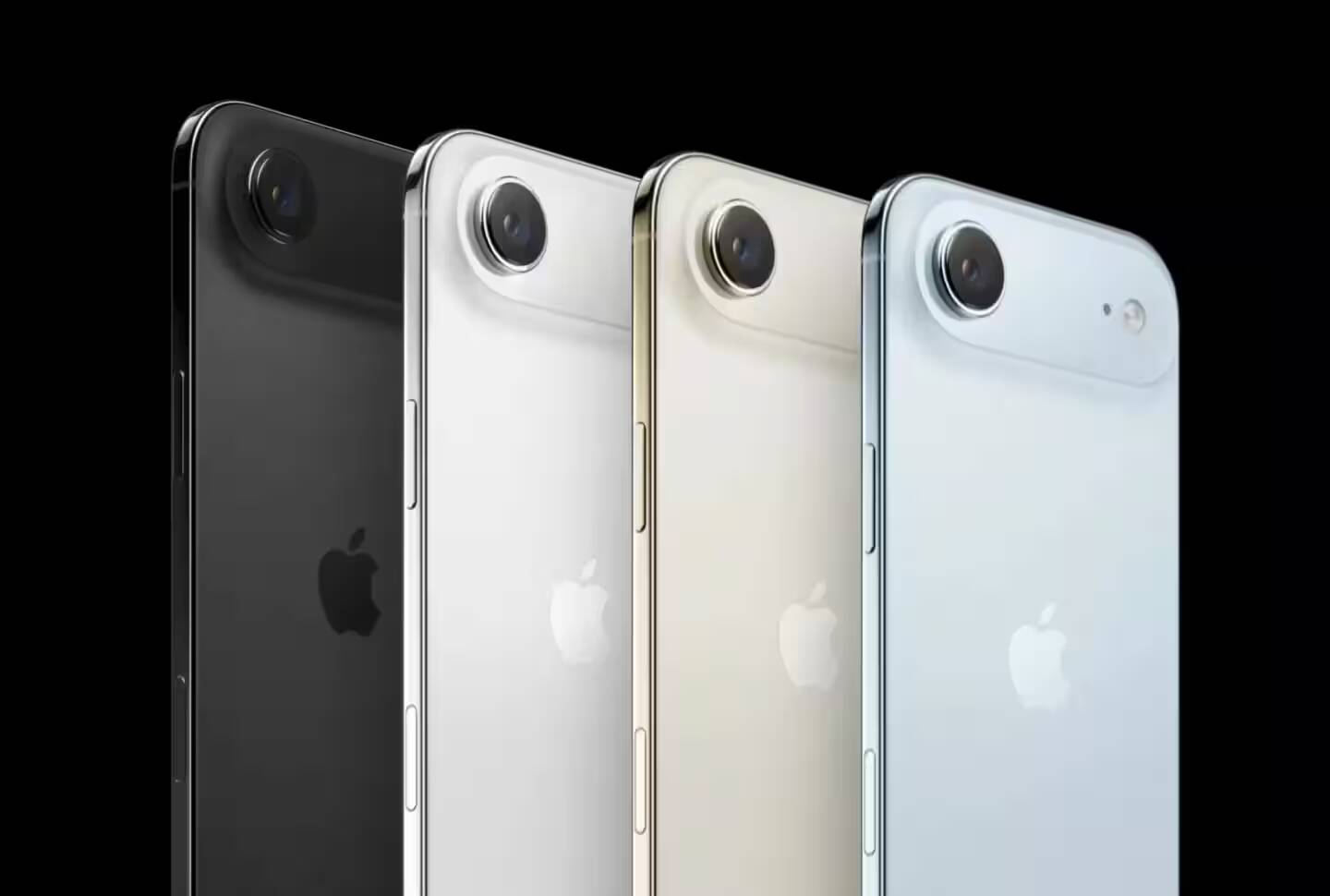 От AirPods до iPhone, или все, что показала Apple на презентации 9 сентября 7 Четыре варианта новых iPhone 17 разных цветов с задней панелью и камерой