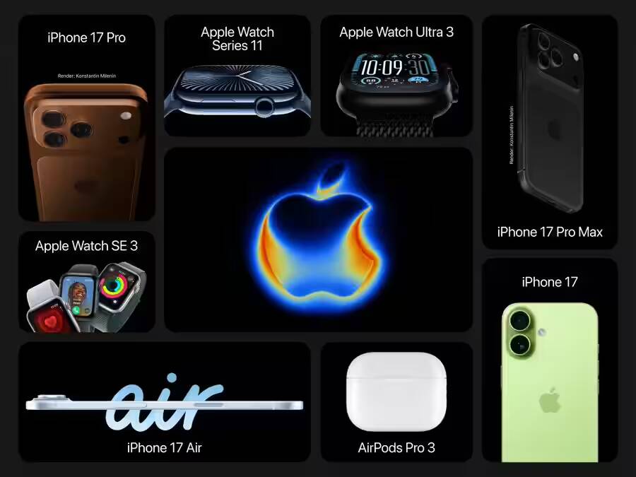 Обзор новых устройств Apple: iPhone 17 серии и умные часы