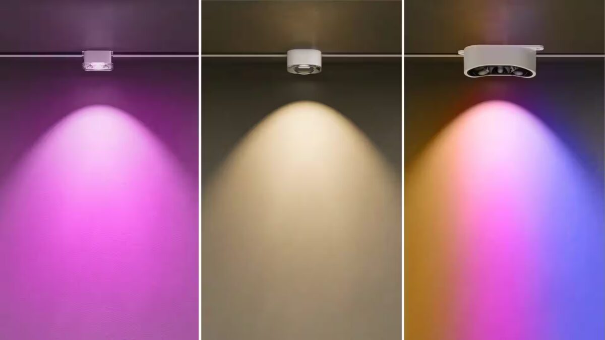 Три разные умных светильника для освещения помещения