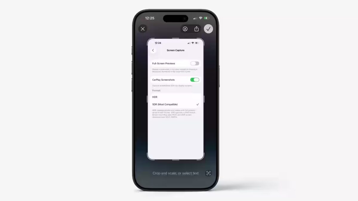 В iOS 26 появился полноэкранный режим скриншотов: как вернуть старый вид 2 ios 26 screenshot full screen.jpg 2