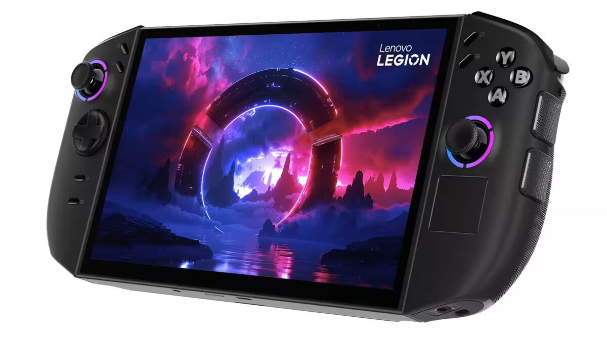 Игровая портативная консоль Lenovo Legion Go второго поколения с большим дисплеем и управлением по бокам
