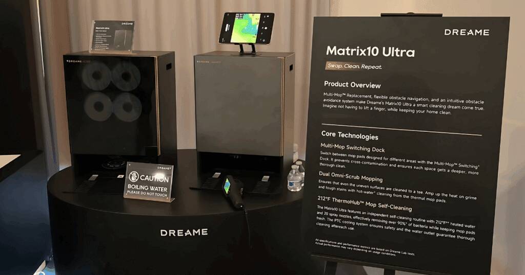 Dreame показала Matrix10 Ultra и новые пылесосы на IFA 2025 1 Показано устройство Dreame Matrix10 Ultra на выставке IFA 2025