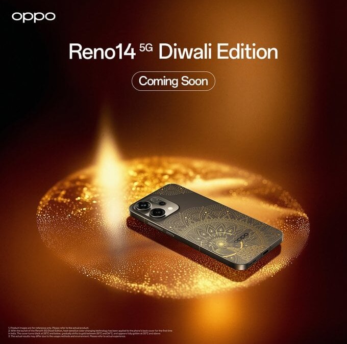 Oppo готовит праздничную версию Reno 14 5G Diwali Edition 3 oppo reno 14 diwali edition