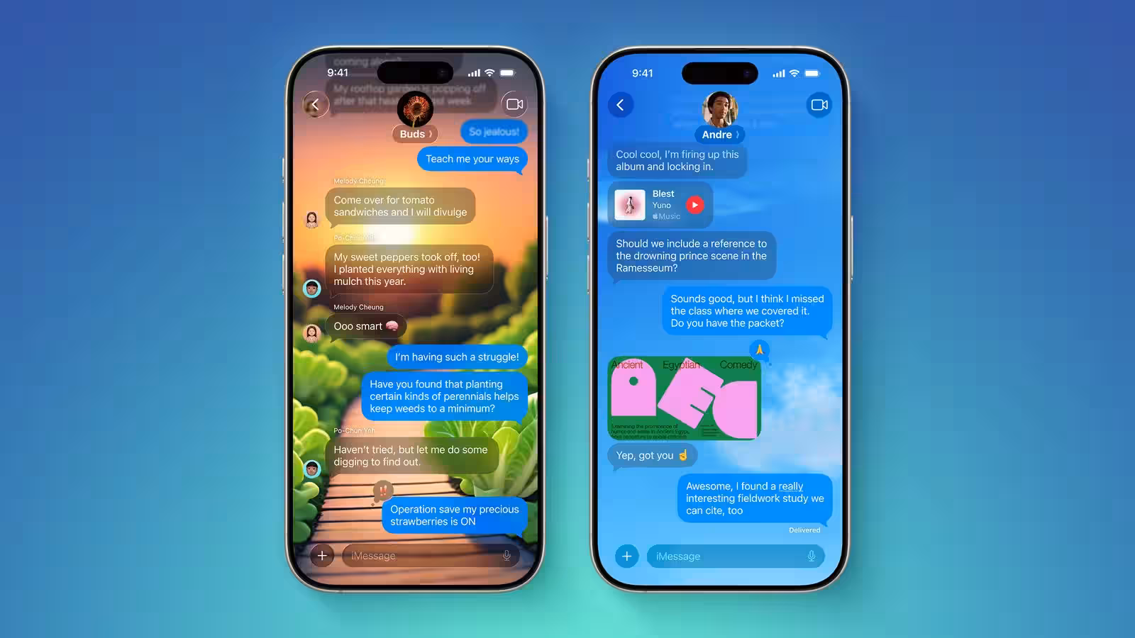 ten messages features