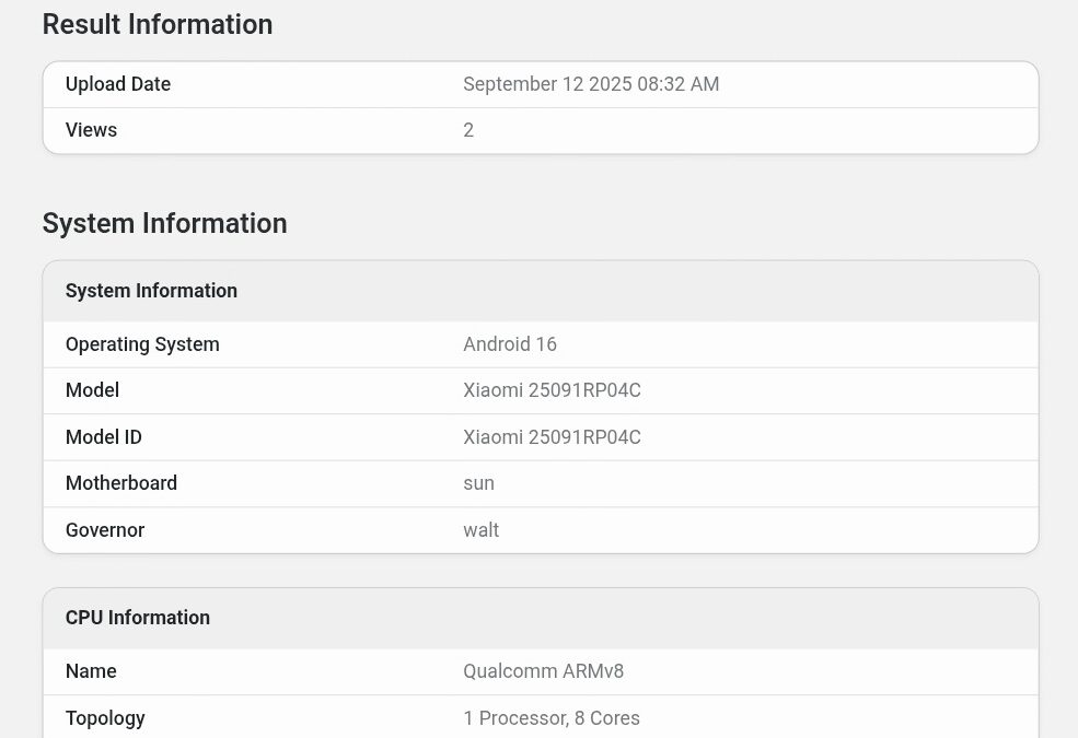 xiaomi pad 8 pro geekbench