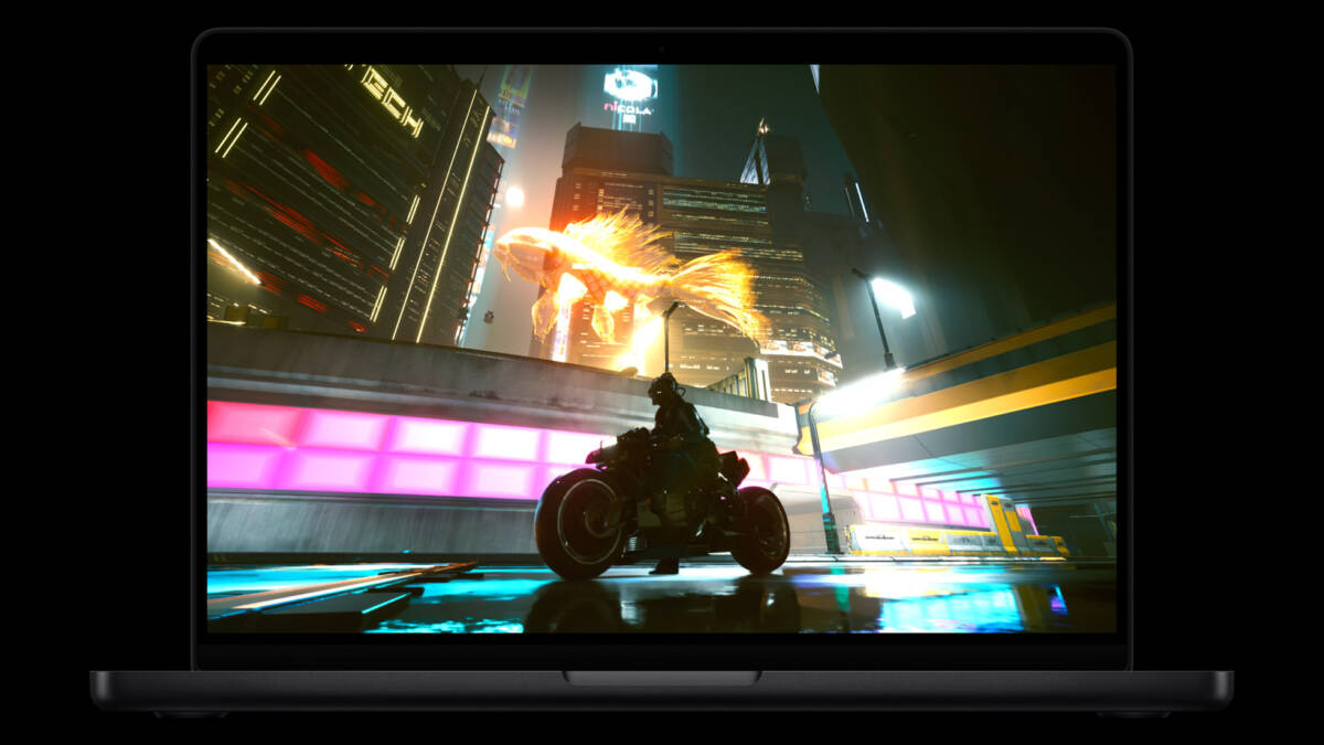 MacBook Pro 14 с чипом M5: рывок в ИИ, быстрее SSD и до 24 часов работы 12 apple macbook pro 14 in gaming cyberpunk 2077 ultimate edition