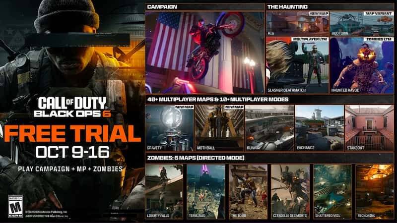 call of duty black ops 6 free trial min