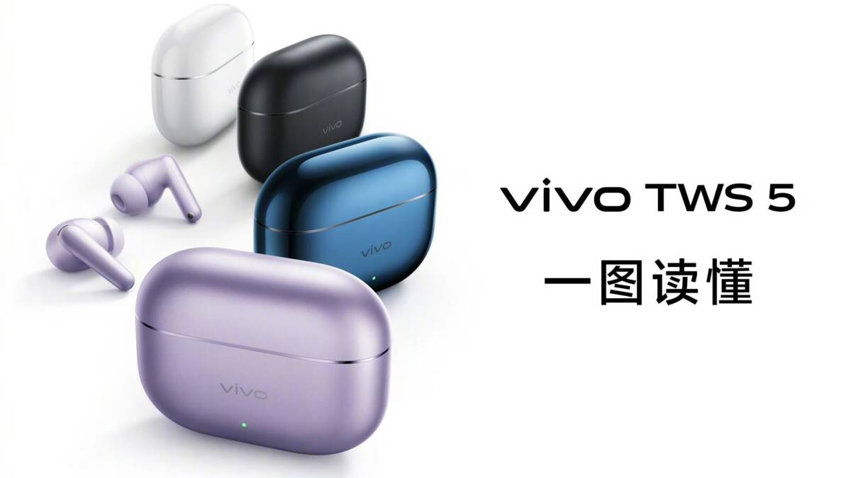 Vivo представила беспроводные наушники TWS 5 с активным шумоподавлением и поддержкой Hi-Res Audio 2 g3jzud waaec2oc