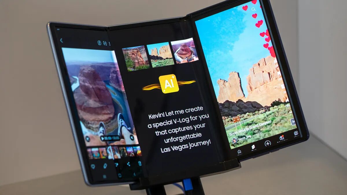 images show why galaxy trifold might be worth its rumored 3000 price tag