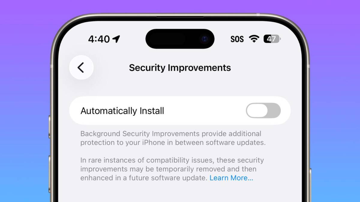 ios 26 1 security improvements