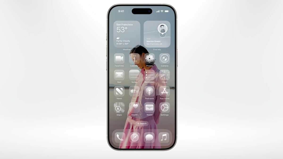 Apple добавила настройку внешнего вида Liquid Glass в iOS, iPadOS и macOS 1 liquid glass clear