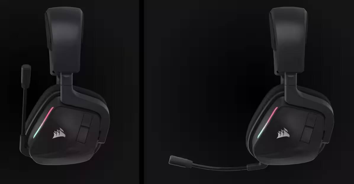 Игровая гарнитура Corsair Void v2 Max сцена боковой вид