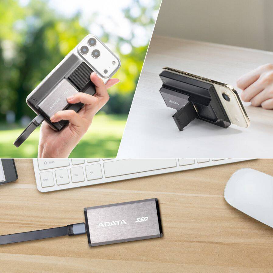 ADATA выпустил SSD-накопитель и пауэрбанк для смартфона SR800 7
