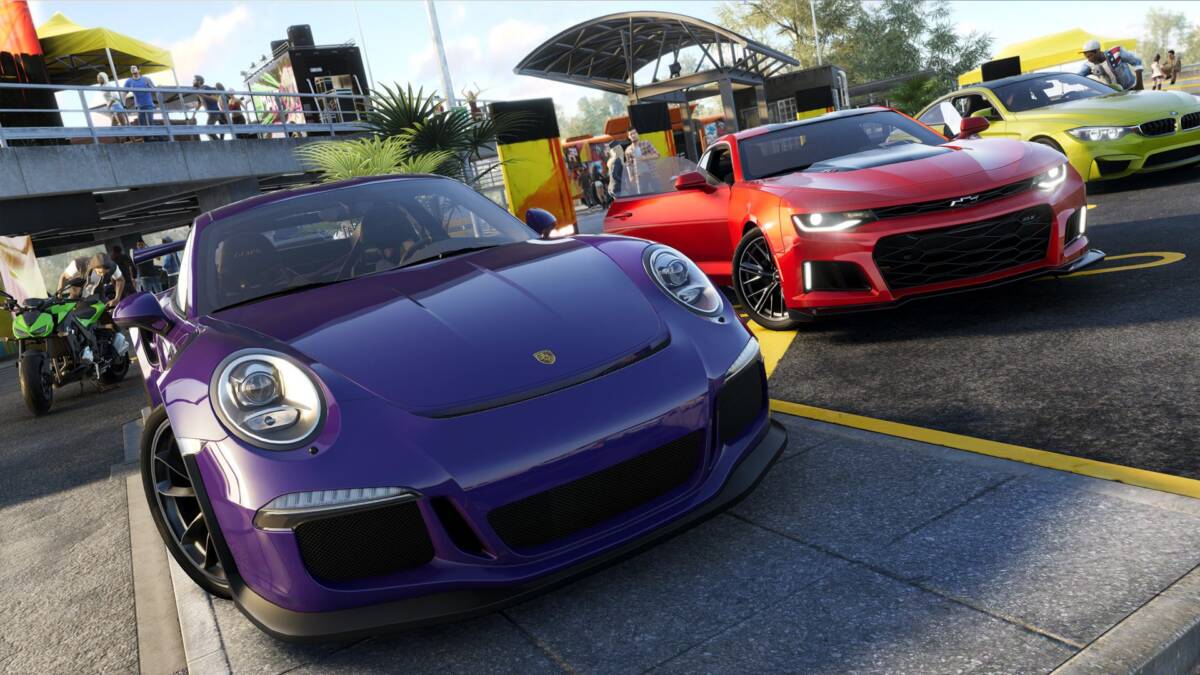 Ubisoft выпустила офлайн-режим для The Crew 2 1 the crew 2 porsche 911 gt3 rs chevrolet camaro zl1 bmw m4