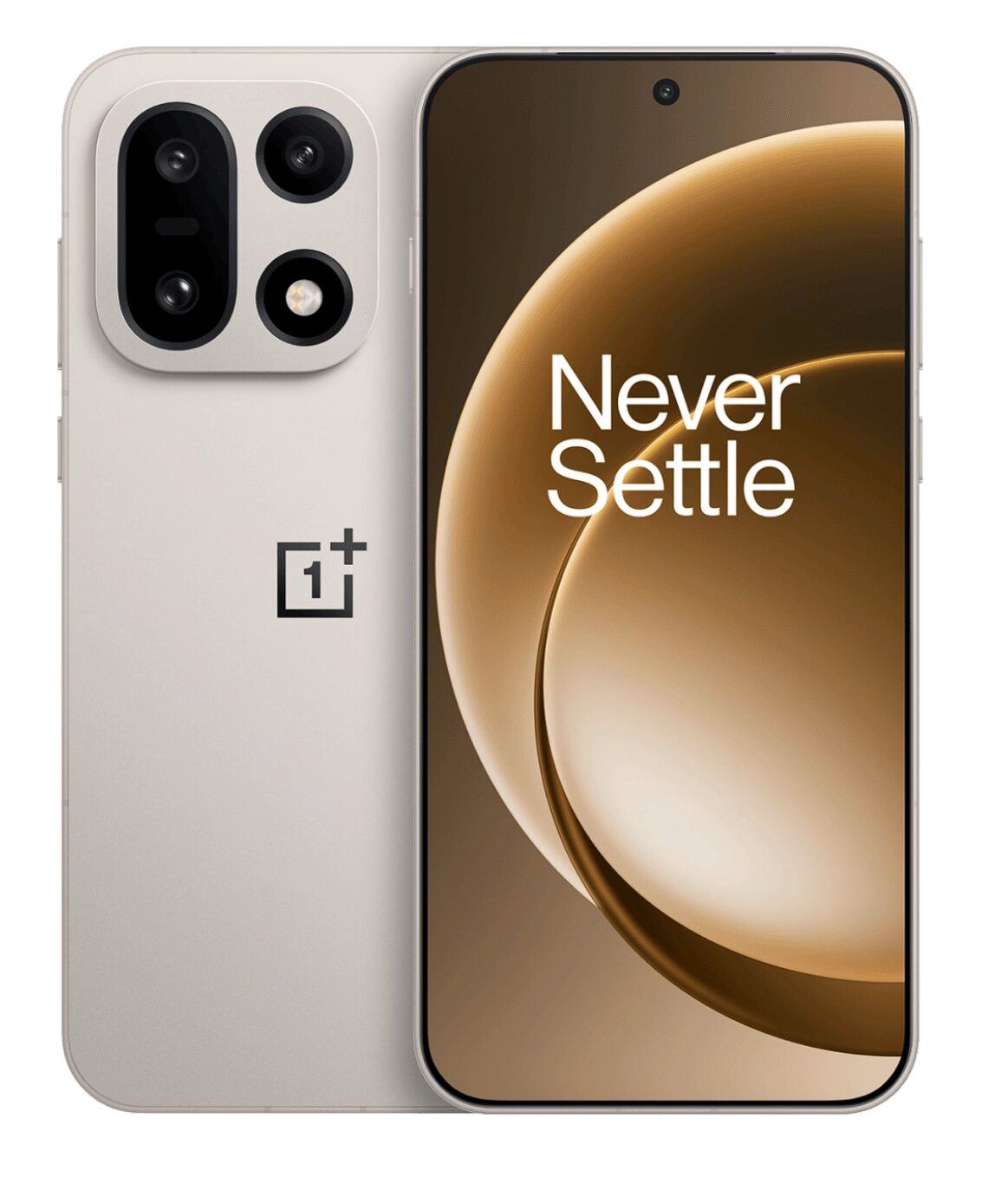 Смартфон OnePlus 15 спереди и сзади крупный план