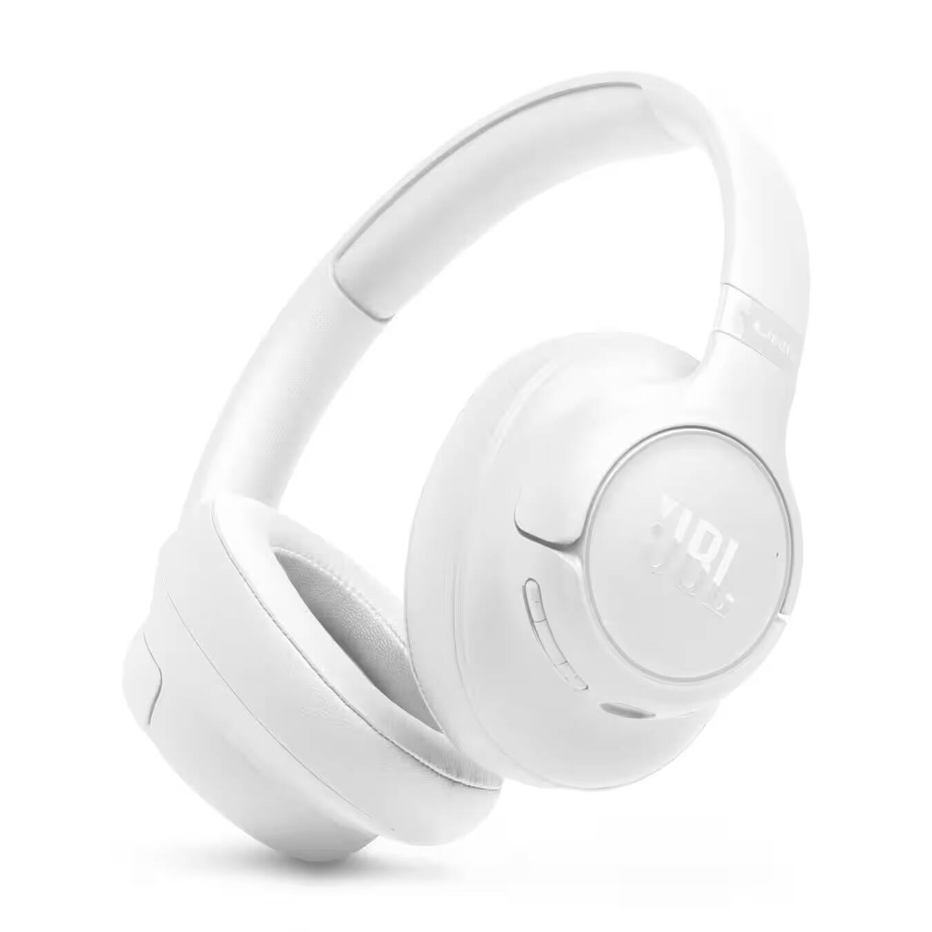 Беспроводные наушники JBL Tune 730BT сушествуют в белом цвете фронтальный ракурс