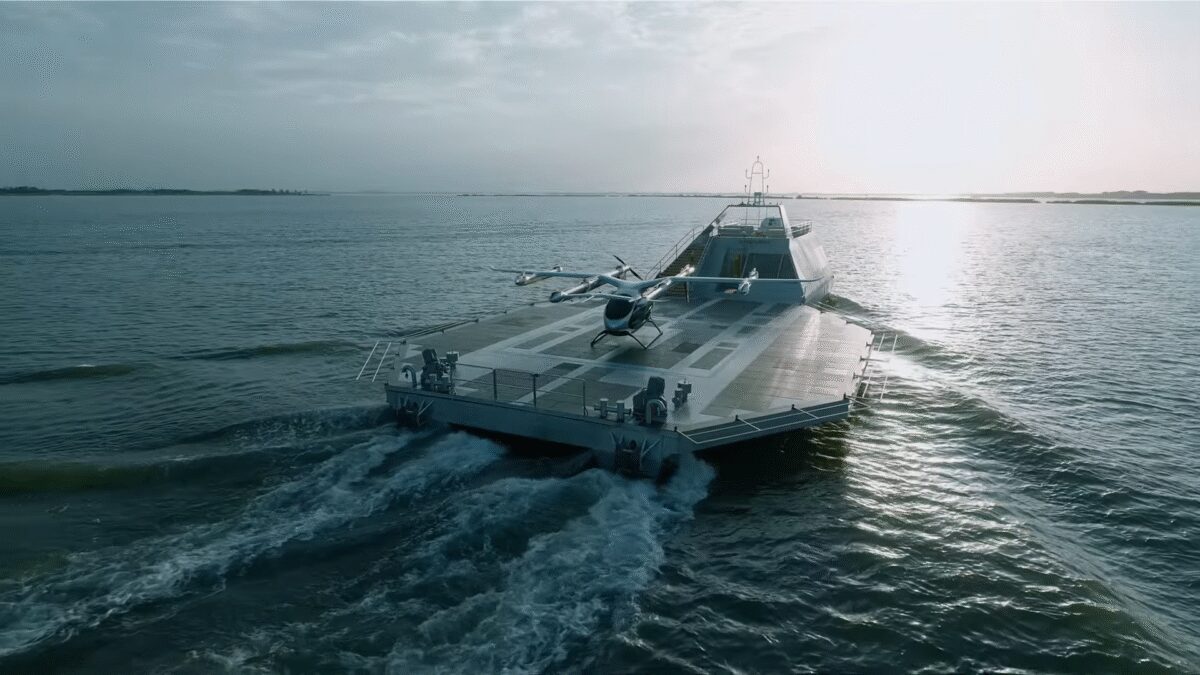 autoflight worlds first floating evtol airport at sea
