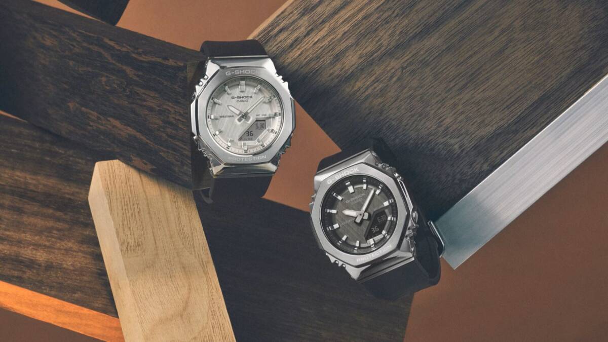 Casio обновила компактную линейку G-Shock двумя моделями с металлическим безелем и новым оформлением циферблата 3 gm s2110 kv 1920x1080 1