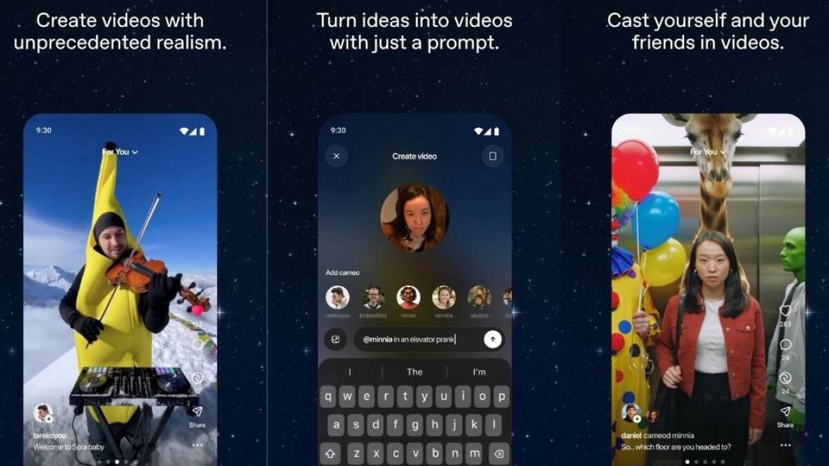 Приложение Sora теперь доступно на Android 3 gsmarena 001