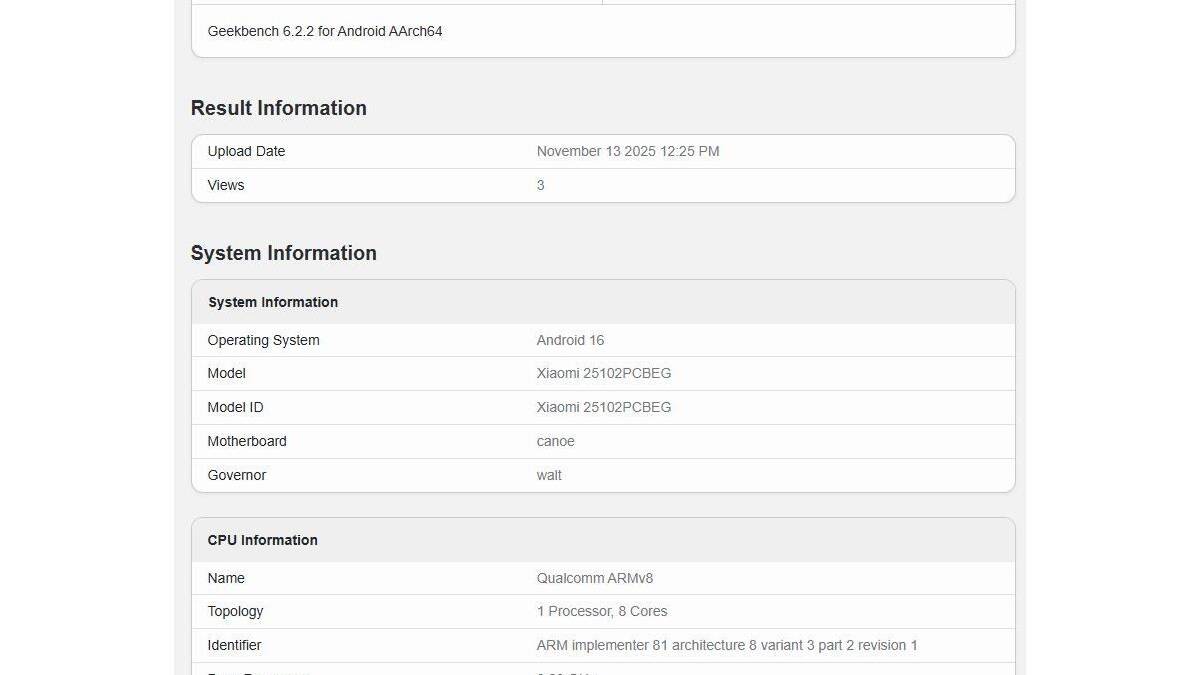 Poco F8 Ultra прошёл тестирование в Geekbench 3 gsmarena 001 9