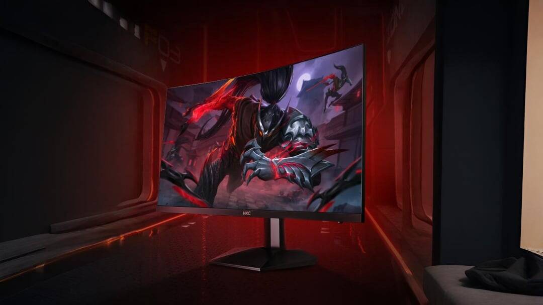 hkc sg27qec curved gaming monitor