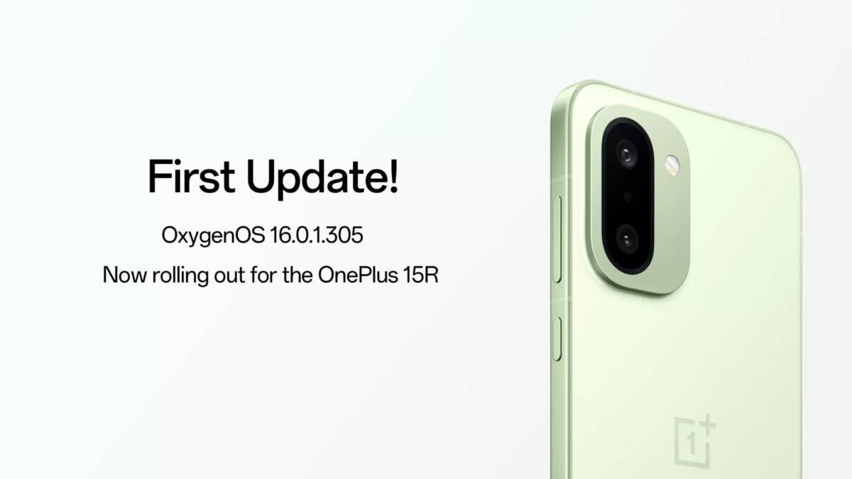 OnePlus выпустила первое обновление OxygenOS 16.0.1 для OnePlus 15R 4 2018582322734956545
