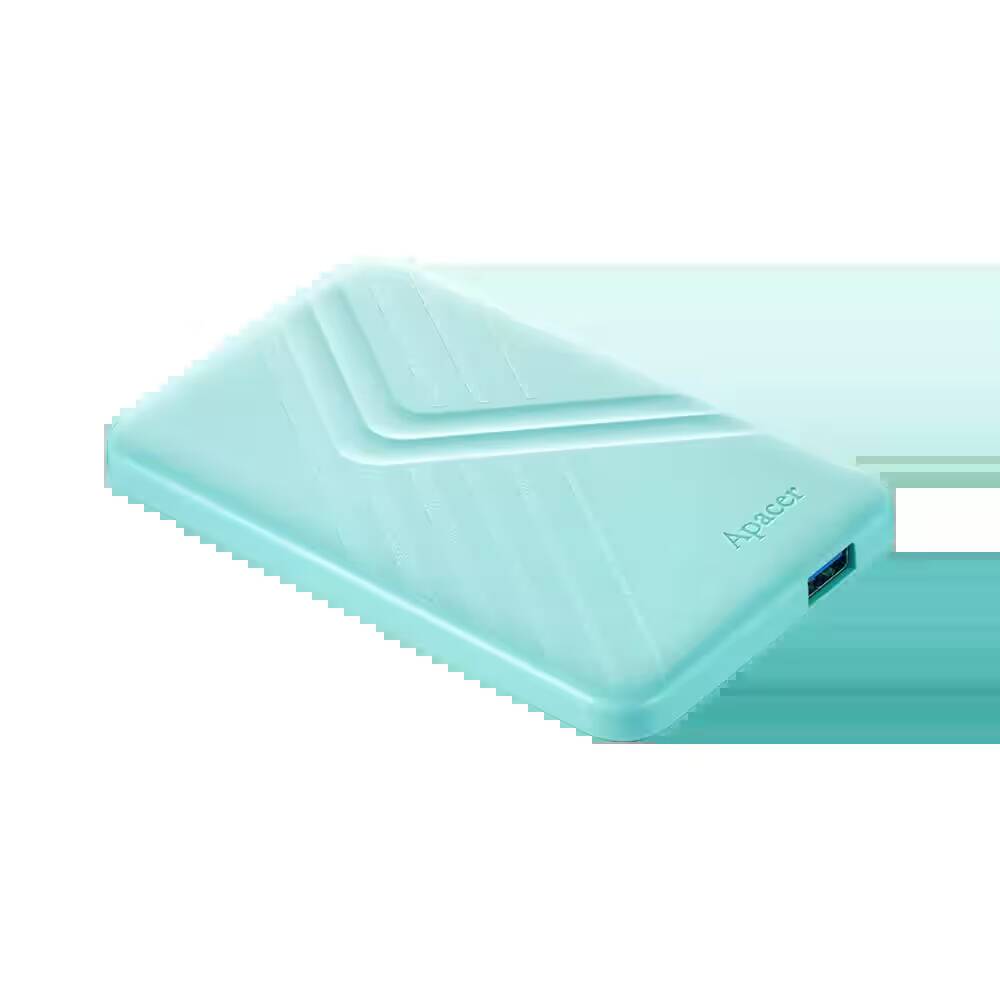 Экологичный SSD-накопитель Apacer из переработанного пластика сбоку с USB-портом