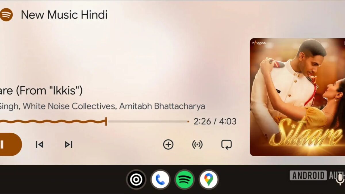 android auto new media player ui with wavy progress bar 2