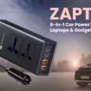 Portronics представила Zaptor — автомобильный инвертор на 200 Вт для питания устройств в дороге 5 portronics zaptor launched