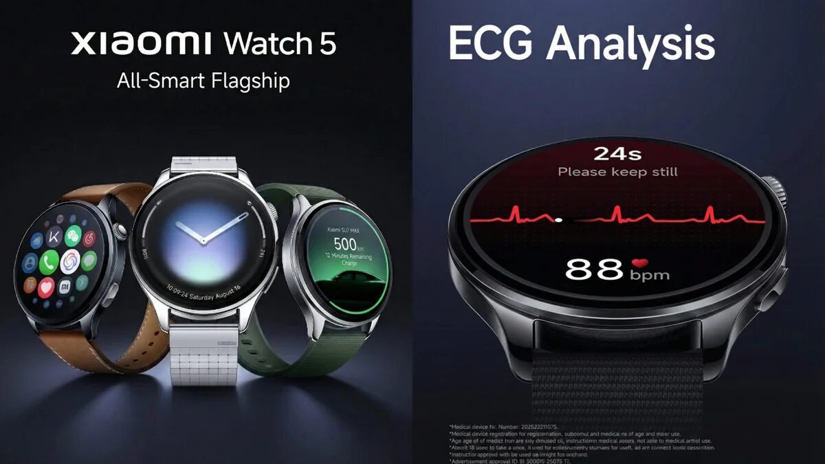 xiaomi watch 5 teased with a riveting sensor thatll do something with your muscles