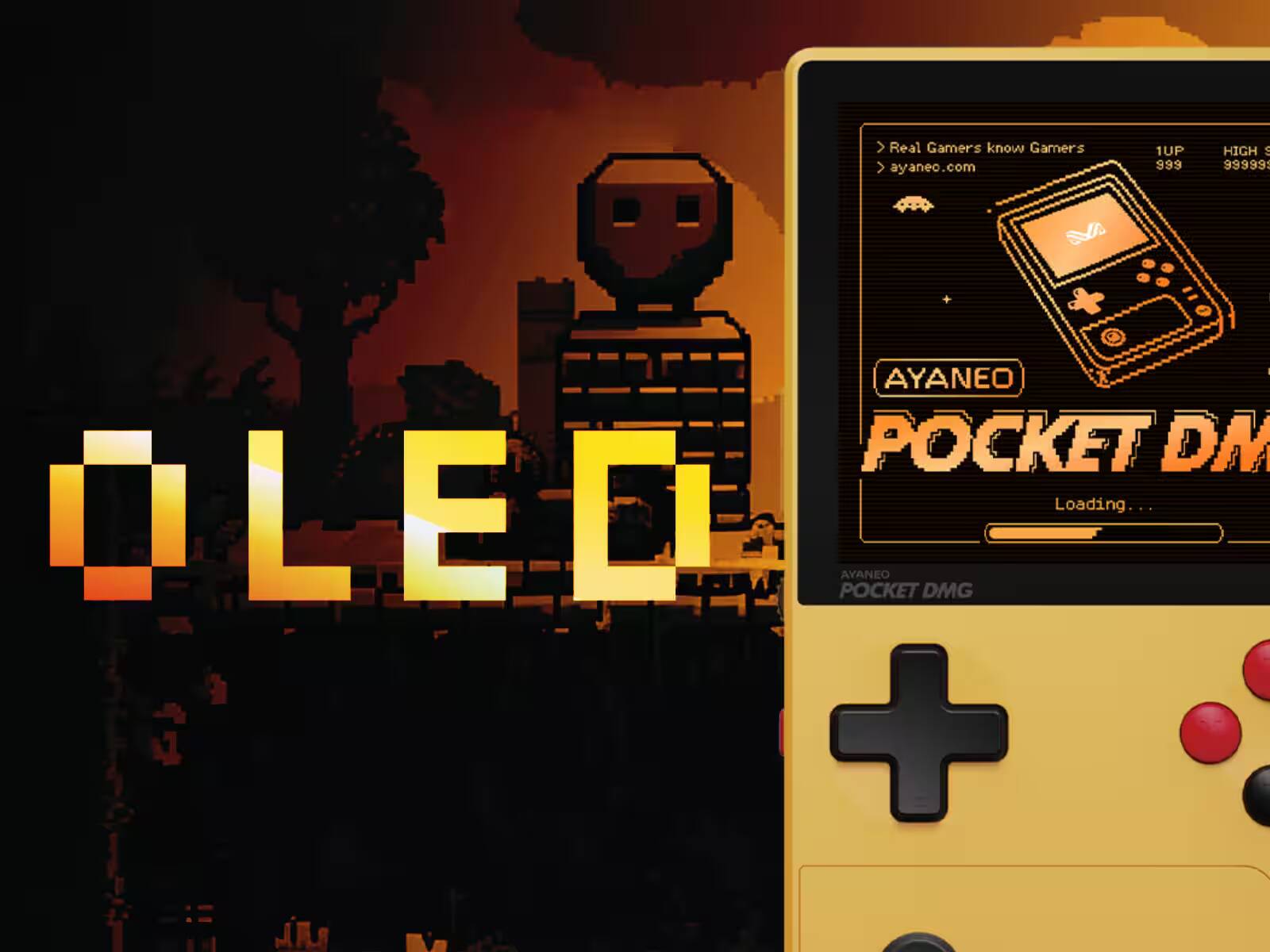 Ayaneo показала новую версию портативной консоли Pocket DMG 1 Ретро-гаминг портативная консоль Pocket DMG на экране