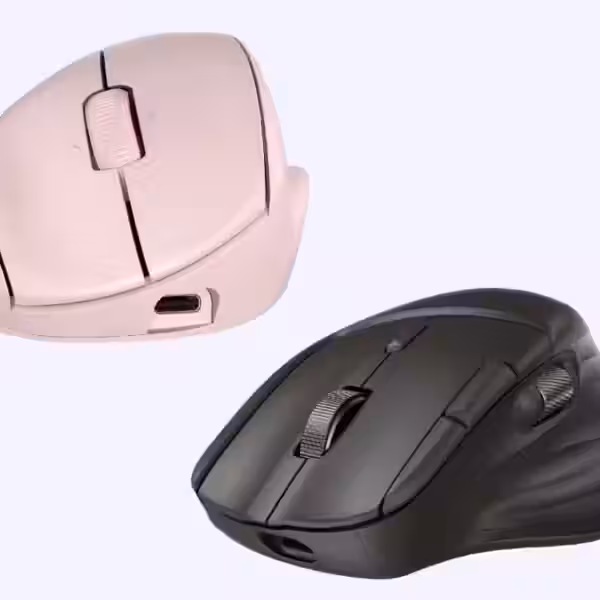 hp tilt ergonomic pink mouse 720m and hp ultra fast scroll wireless mouse68
