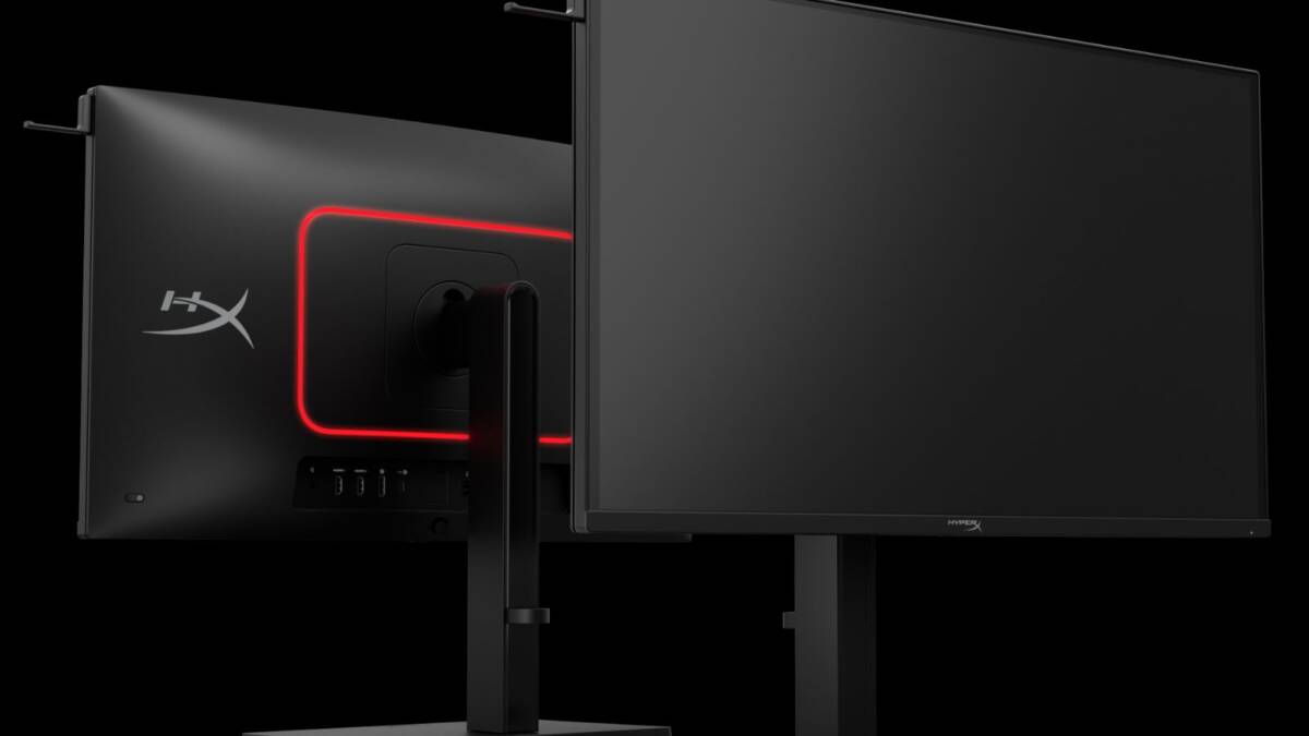 CES 2026: HyperX анонсировала 27-дюймовые QD-OLED-мониторы Omen с частотой до 500 Гц 3 hyperx omen 27 inch qd oled gaming monitor rear front view