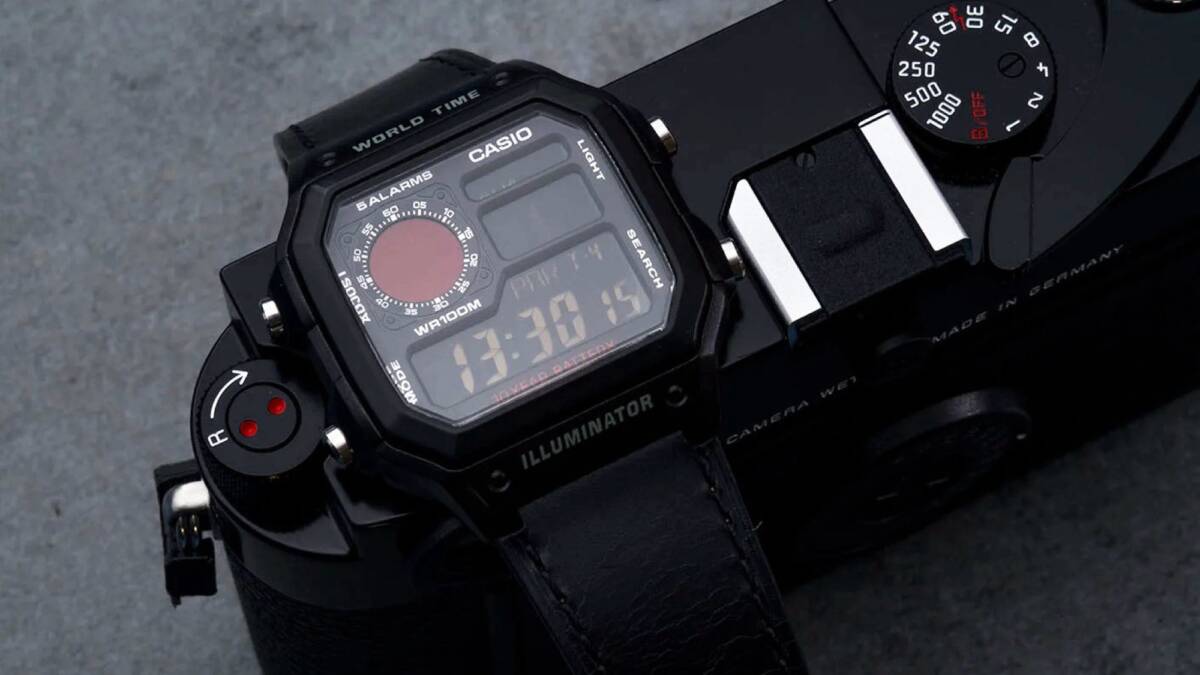 Casio выпустила часы, вдохновлённые камерами Leica M 3 leica m casio watch