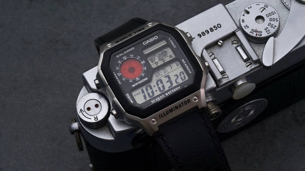 Casio выпустила часы, вдохновлённые камерами Leica M 4 leica m casio watch2