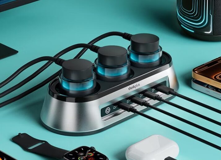 lenovo thinkplus gan 150w charging station 2