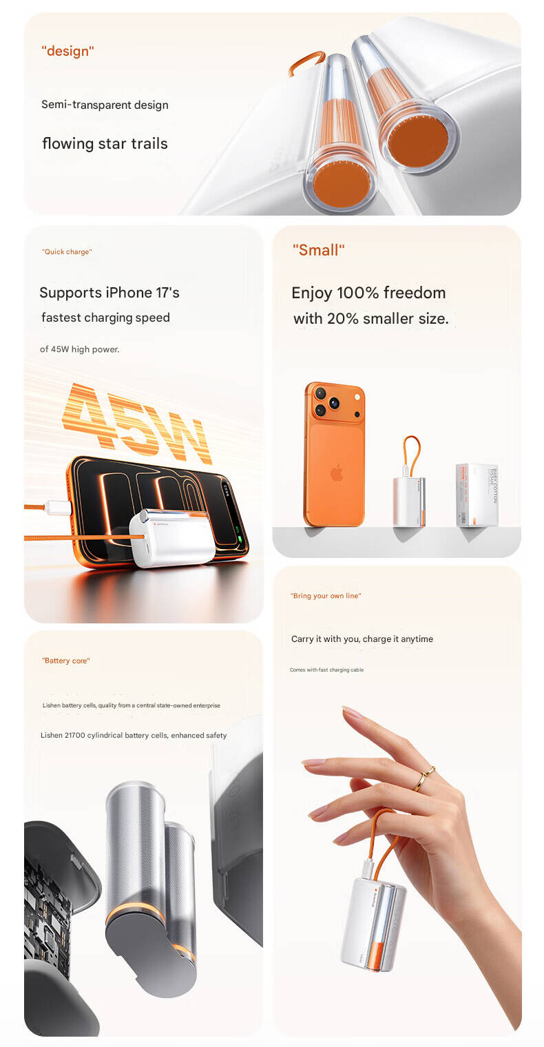 main highlights of the sharge flow 3 power bank